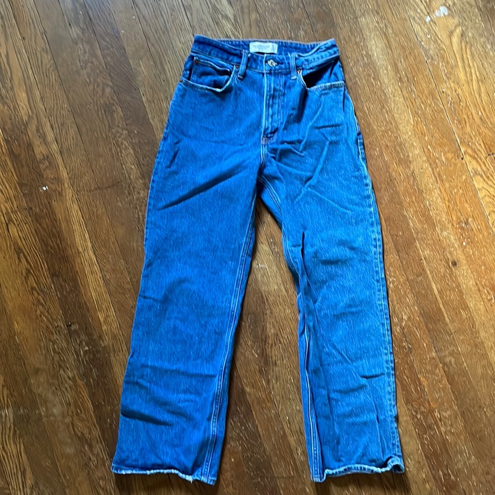 Abercrombie and Fitch 90s Relaxed Jean High Rise 0 XS 25